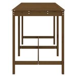vidaXL Table de jardin marron miel 203 5x90x110 cm bois massif de pin