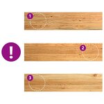 vidaXL Marches d'escalier 4 Pièces marron clair 110x30x2 cm chêne massif