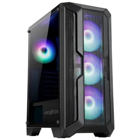 ABKONCORE H250X - Boitier sans alimentation - Moyen tour - Format ATX