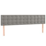 vidaXL Sommier à lattes de lit et matelas gris clair 120x190cm velours