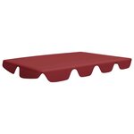 vidaXL Toit de rechange balançoire bordeaux 150/130x105/70 cm