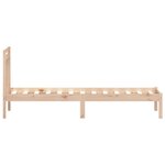 vidaXL Cadre de lit sans matelas bois massif