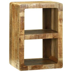 vidaXL Meuble TV Marron 36 x 30 x 54 cm Bois de manguier massif