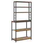 vidaXL Étagère de cuisine Chêne artisanal 80 x 40 x 168 cm