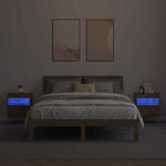 vidaXL Meubles TV muraux 2 Pièces Chêne artisanal 40 x 30 x 40 cm