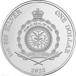 Monnaie en argent 1 dollar g 31.1 (1 oz) millésime 2023 eastern rosella
