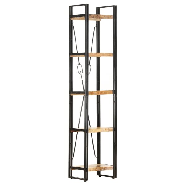 vidaXL Bibliothèque à 5 niveaux 40x30x180 cm Bois de manguier massif