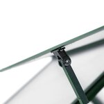 vidaXL Serre avec cadre de base vert 445x169x195 cm aluminium