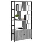 vidaXL Étagère Sonoma gris 80 x 30 x 155 5 cm Bois d'ingénierie