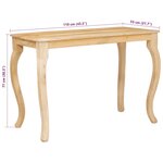 vidaXL Table basse Marron 100 x 55 x 77 cm bois de manguier massif