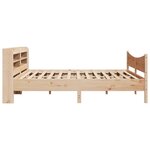 vidaXL Cadre de lit avec tête de lit 180x200 cm bois de pin massif