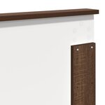 vidaXL Tête de lit Chêne brun 135 cm Bois d'ingénierie