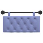 vidaXL Tête de lit suspendue Bleu denim Tissu