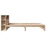 vidaXL Lit bibliothèque sans matelas 75x190 cm bois de pin massif