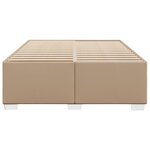 vidaXL Cadre de lit sans matelas cappuccino 160x200 cm similicuir