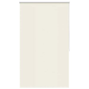 vidaXL Store enrouleur occultant 124 4 x 175 cm largeur du tissu 120 cm blanc cassé