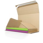 Etui postal carton brun avec fermeture adhésive raja standard 32x32 cm (lot de 25)