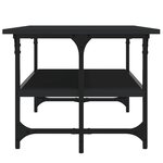 vidaXL Table basse Noir 100x50x40 cm Bois d'ingénierie