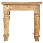 vidaXL Table d'appoint 43 x 43 x 40 cm Bois de manguier massif