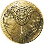 Pièce de monnaie en Or 250 Dollars g 31.1 (1 oz) Millésime 2025 Lithuanian Lunar Year SNAKE