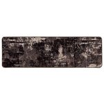 vidaXL Coureur de Tapis MARSA Noir 100 x 300 cm Polyester et PVC
