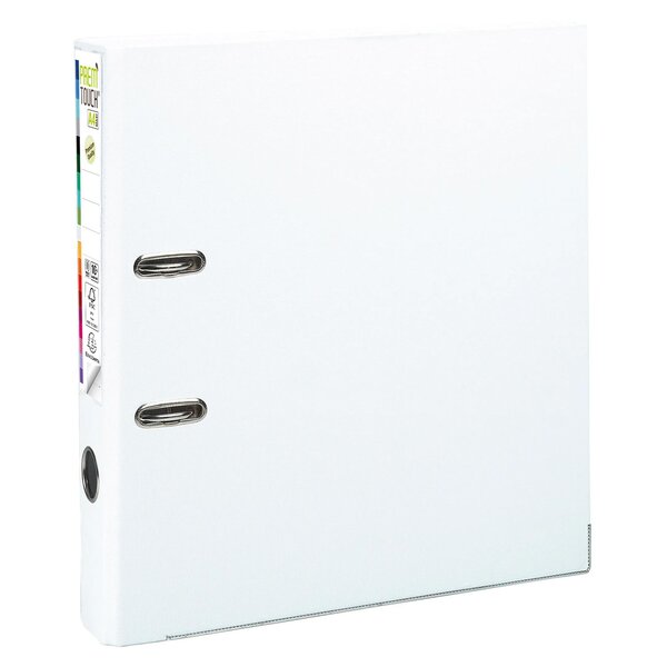 Classeur À Levier Prem'touch Intérieur Et Extérieur En Polypropylène - Dos 50mm - A4 Maxi. - Blanc - X 10 - Exacompta