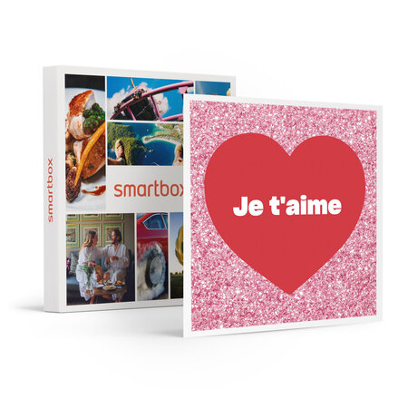 SMARTBOX - Coffret Cadeau Je t'aime -  Multi-thèmes