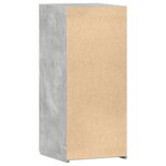 vidaXL Buffet gris béton 40x42 5x93 cm bois d'ingénierie