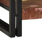 vidaXL Table console Multicolore bois de récupération massif