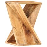 vidaXL Table d'appoint 35x35x55 cm Bois de manguier massif