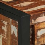 vidaXL Tables de chevet 2 Pièces multicolore bois massif de manguier brut