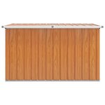 vidaXL Boîte de Rangement Extérieure Acier galvanisé 150 x 101 x 91 cm
