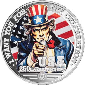 Monnaie UNCLE SAM 1/2 Oz Argent 1$ Niue 2026