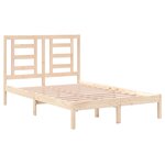 vidaXL Cadre de lit sans matelas 120x190 cm bois massif