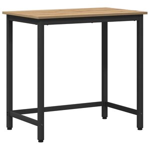 vidaXL table Chêne artisanal 100 x 50 x 76 5 cm