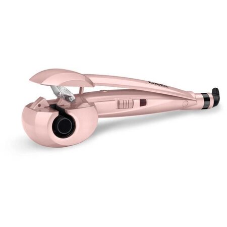 BABYLISS 2664PRE Boucleur automatique - 2 températures - Sens des boucles alternés - Indicateur de chauffe - Rose Blush Curl