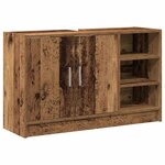vidaXL Cabinet de Lavabo Bois Ancien 90 x 29 x 55 cm Bois d'ingénierie