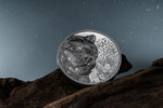 Pièce de monnaie en Argent 1000 Togrog g 62.2 (2 oz) Millésime 2024 Wild Mongolia SNOW LEOPARD