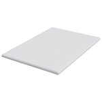 vidaXL Coussins de Matelas Blanc 140 x 190 cm