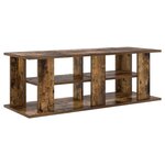 vidaXL Support de télévision Chêne fumé 96 x 35 x 33 5 cm