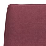 Banc banquette 100 x 75 x 76 cm tissu rouge bordeaux 02_0010704