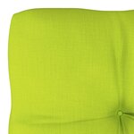 vidaXL Pouf palette de jardin vert bois de pin imprégné