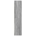vidaXL Cabinet de Salle de Bain Mural Sonoma gris 33 x 34 5 x 160 cm
