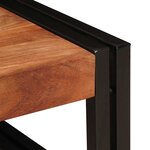 vidaXL Étagère de salle de bain avec étagère Marron 100 x 50 x 23 cm