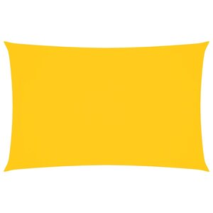 vidaXL Voile de parasol tissu oxford rectangulaire 4x7 m jaune