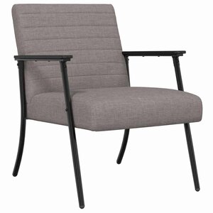 vidaXL fauteuil Taupe 59 x 75 x 78 cm tissu