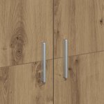 vidaXL Haute-commode en chêne artisanal 80x35x180 cm en bois d'ingénierie