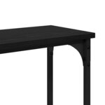 vidaXL TableConsole Chêne noir 146 x 22.5 x 75 cm Bois d'ingénierie