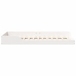 vidaXL Cadre de lit Blanc 90 x 200 cm Pin massif