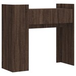 vidaXL Table console chêne marron 100x35x90 cm bois d'ingénierie
